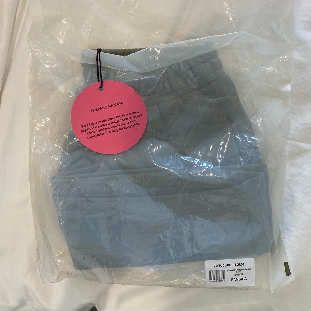 PANGAIA lightweight recycled cotton greyshorts XXS - Picture 4 of 4